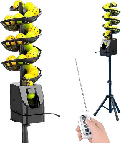 Automatic Tennis & Pickleball Ball Machine – Adjustable Speed, Spin & Angle for Dinks, Chops, Volleys & Serves – Perfect for Indoor/Outdoor Practice, All Skill Levels in Saudi Arabia