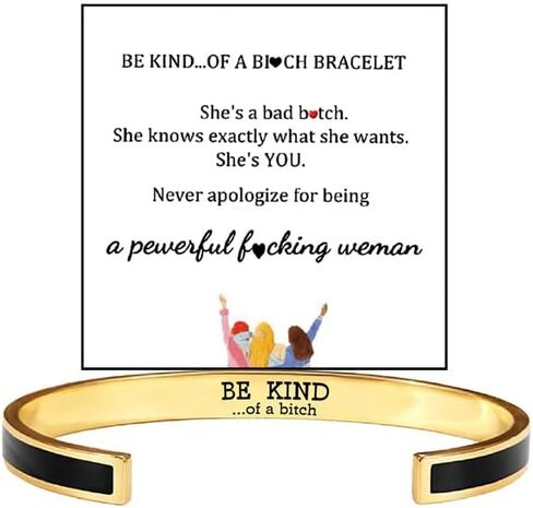 كن نوعًا من سوار تحفيزي للنساء ، والفولاذ المقاوم للصدأ الملون مع رسالة مخفية محفورة بسلسلة الكفة الافتتاحية لابنتي/أفضل صديق للهدايا الملهمة للمجوهرات in Kuwait