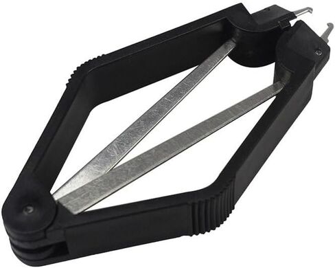 IC Extractor Removal Tool with Anti Static Metal Construction and Spring Assisted Design for Safe Chip Puller Operations in ROM Programmer or Tester Applications Black in Kuwait