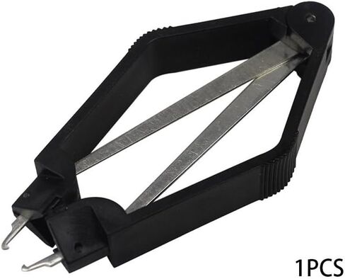 IC Extractor Removal Tool with Anti Static Metal Construction and Spring Assisted Design for Safe Chip Puller Operations in ROM Programmer or Tester Applications Black in Kuwait