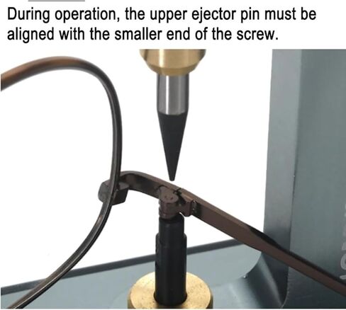 Eyeglass Broken Screw Extractor, Optical Glasses Screw Extractor, with Two Bottom Pins, Made of Metal Material, Glasses Broken Screw Removal Puller Tool for Optical Shop, Eye Hospital in Kuwait