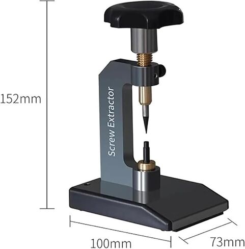 Eyeglass Broken Screw Extractor, Optical Glasses Screw Extractor, with Two Bottom Pins, Made of Metal Material, Glasses Broken Screw Removal Puller Tool for Optical Shop, Eye Hospital in Kuwait