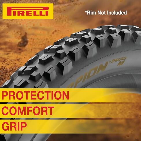 Pirelli Scorpion Enduro M Gold Color Edition Mountain Bicycle Tire 29x2.6 - Tubeless High-Performance Tear-Resistant MTB Tire for XC Racing, Trail and Enduro Riding in Saudi Arabia