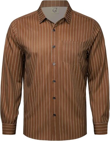Hardaddy Men's Striped Polo Shirt Short Sleeve Casual Color Block Graphic Tee Collared Golf Shirts for Men in Saudi Arabia