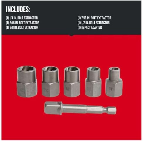 مجموعة CRAFTSMEN 6 -Pack Standard (SAE) المتنوعة لمحرك الأقراص ذات تأثير بولت النازع in Saudi Arabia