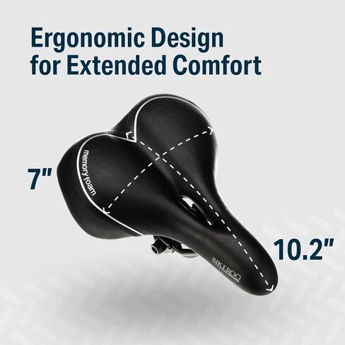 سرج دراجة الطريق ذو الأنف الضيق من Bikeroo - تقليل الاحتكاك من أجل الراحة والمرونة لركوب الدراجات في الشوارع والتنقل بتمارين الدراجة الثابتة in Kuwait