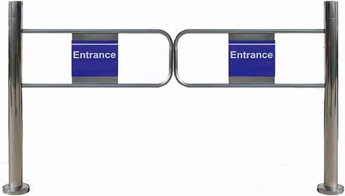 بوابة تأرجح تلقائية للارتداد على نطاق واسع من الفولاذ المقاوم للصدأ، باب يدوي، بوابة للمشاة من الفولاذ المقاوم للصدأ ذاتية الإغلاق، باب أمان متأرجح في اتجاه واحد للمول والمستشفى والمحطة والمصنع - متين in Kuwait