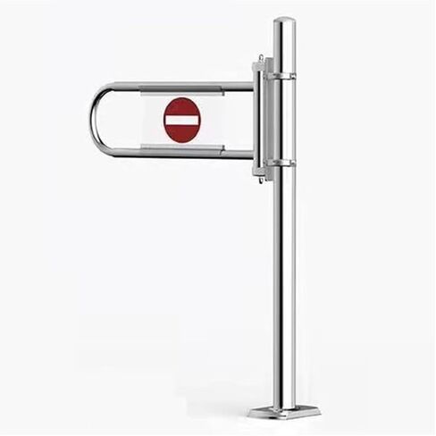 Supermarket Entrance Swing Gate Cashier Channel Import Export Safety Door with Column Entrance and Exit in Kuwait