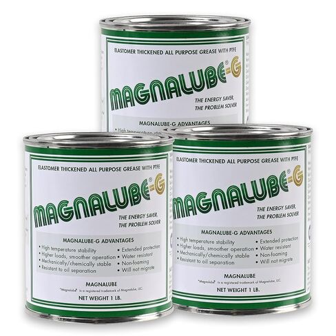 Magnalube-G General All Purpose Grease - Waterproof, Corrosion Resistant PTFE Lubricant. 1lb Multi-Purpose Grease Can for Mechanics and Heavy Duty Use in Kuwait