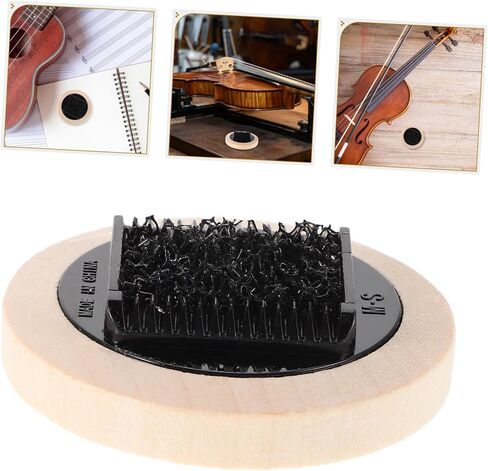 Yardwe Portable Grooming Tool for Violin Cello Removes Rosin Residue Enhances Sound Quality Durable Easy to Use Essential Instrument Accessory in Saudi Arabia
