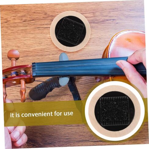 Yardwe Portable Grooming Tool for Violin Cello Removes Rosin Residue Enhances Sound Quality Durable Easy to Use Essential Instrument Accessory in Saudi Arabia