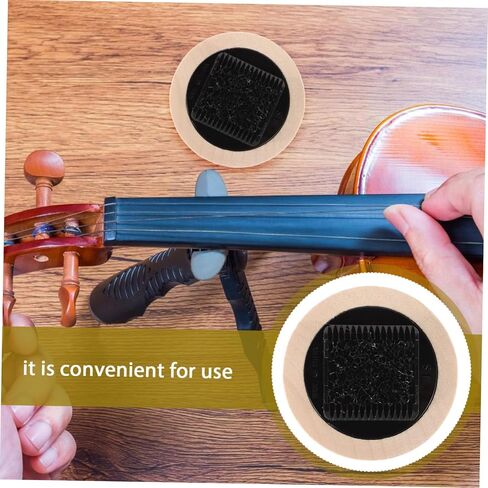 HANABASS Cello Bow Grooming Tool Efficient Rosins Spreader Instrument Dusting Brush for Violin Bow Maintenance Durable Construction for Music Enthusiasts and Players in Saudi Arabia