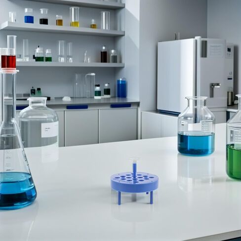 Garneck 2pcs Detachable Plastic Centrifuge Tube Rack with Stable Floating Round Platform Water Bath Holder Stand for Microcentrifuge and Standard Test Tubes Laboratory Storage in Saudi Arabia