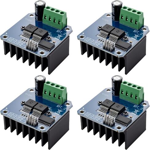 4-Piece Set of BTS7960 43A High-Power Motor Driver Modules, Ideal for Arduino with Current Limiting Function and Suitable as Smart Car Driver Modules in Kuwait
