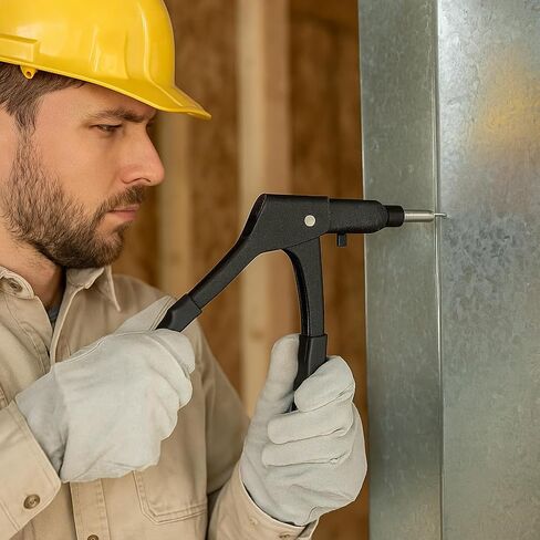 55 قطعة 1/4 بوصة × 5/8 بوصة مسامير عمياء كبيرة ذات شفة، 6.4 مم × 16 مم، مغزل فولاذي من الألومنيوم in Kuwait