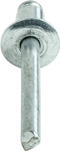 مسامير تثبيت Fastenere Pop - 3/16 بوصة × 1-1/4 بوصة (25 قطعة) شديدة التحمل، نهاية مفتوحة، ألومنيوم، مسامير برشام عمياء على شكل قبة، مقاومة للتآكل، قوة شد عالية وقص، 6-20 فجوة 1.126 بوصة - 1.250 بوصة in Kuwait