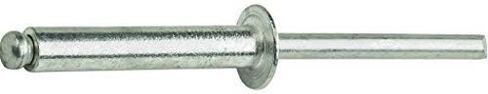 مسامير تثبيت Fastenere Pop - 3/16 بوصة × 1-1/4 بوصة (25 قطعة) شديدة التحمل، نهاية مفتوحة، ألومنيوم، مسامير برشام عمياء على شكل قبة، مقاومة للتآكل، قوة شد عالية وقص، 6-20 فجوة 1.126 بوصة - 1.250 بوصة in Kuwait