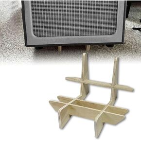Guitar Amp Stand for Enhanced Tone & Monitoring, 12 inch Wood Portable Stage Floor Monitor Holder for Electric Guitar Bass Amps, Reduces Resonance & Improves Sound Projection in Kuwait