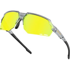 نظارات شمسية مستقطبة رياضية من SIPLION للرجال: حماية من الأشعة فوق البنفسجية 400، إطار TR90 مضاد للانزلاق للقيادة وصيد الأسماك والجولف in Kuwait