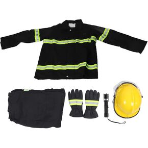 5 Piece Mystical/Fantasy Retardant Workwear Suit with Reflective Tape, High Visibility and Heat Insulation, Fireproof Safety Clothing, Navy Blue, XXXL (M) in Kuwait