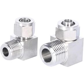 الكوع 4 6 8 10 12 14 16 مم خرطوم سريع الالتواء 1/8 بوصة 1/4 بوصة 3/8 بوصة 1/2 بوصة موصل مقرنة ذكر BSPT 304 هواء هوائي من الفولاذ المقاوم للصدأ (الكوع ذكر NPT، 8X5_3/8 بوصة) in Kuwait