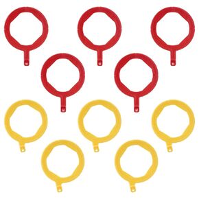 PER4MANCE Dental X-Ray Aiming Rings, Each Pack of 5, Red & Yellow, Fully Autoclavable in Kuwait