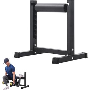Bulgarian Split Squat Stand – Adjustable Single Leg Roller with 7 Heights and Enhanced Padding – Stand-Alone Lower Body Specialty Machine for Home Gym – Ideal for Squats and in Saudi Arabia