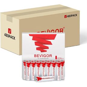 BEVIGOR Lithium Batteries AA (24 Pack), 1.5v 3500mAh Longest Lasting Double A Lithium Batteries 24Pack, Trusted Power for Your Blink Camera.【Non-Rechargeable】 in Kuwait