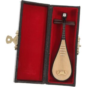 قطعة واحدة من PRETYZOOM نموذج زخرفي صغير لعرض الآلات الموسيقية مع حامل وصندوق ديكور منزلي دعامة للتصوير الفوتوغرافي والمقتنيات in Kuwait