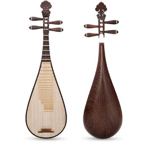آلة صينية، عزف العود الصيني بيبا، حجم واضح وعالي الصوت، الآلات الوترية العرقية التقليدية مناسبة للمبتدئين in Kuwait