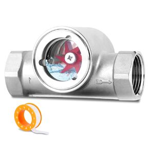 1 "معاهدة عدم الانتشار مؤشر تدفق المياه مؤشر تدفق متر مع الشريط الفولاذ المقاوم للصدأ مقياس الجريان للمياه النفط الغاز in Kuwait