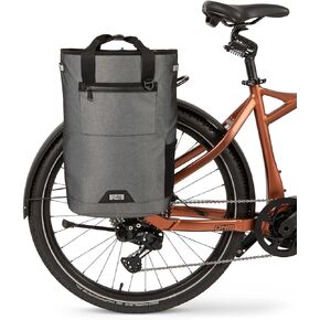 Two Wheel Gear Solo Market Pannier, 30L Bike Grocery Bag, Graphite Grey, 14x19x8 inches in Kuwait