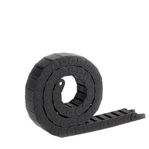 سلسلة كابل فتحة داخلية شبه مغلقة 15x15 15x20 15x30 ملحقات آلة نقل حبل السحب البلاستيكية (28 مم، 15 × 50 مم) in Kuwait