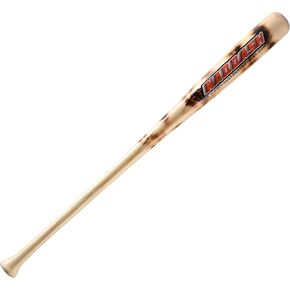 Wooden Baseball bat C271 in Pro Maple Wood for Professional Players Youth-Adults with flamework on Barrel with Cupped in Size 32 inches/29 Oz with Classic Natural Wood Color in Kuwait
