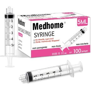 5mL Luer Lock Syringe (No Needle) , Sterile & Individually Wrapped , Professional, Industrial & Personal Use in Kuwait