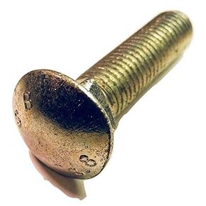 M12 X 1.75 X 50mm Metric Carriage Bolt Fully Threaded Zinc Plated Grade 8.8 Steel (Pack-5) in Kuwait