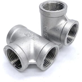 1/8 ''2'' NPT أنثى الموضوع 304 الفولاذ المقاوم للصدأ متساوي 3 طرق المحملة نوع وصلة أنابيب المياه المشتركة (1 ") in Kuwait