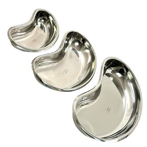 Procedure Kidney Basin Emesis Basin Small, Medium, Large - Reusable & Autoclave Safe, Dental Laboratory, Instrument Kidney Tray - German Stainless Steel CE (3 Pack) in Kuwait