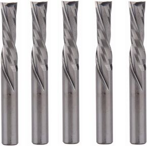 5 قطعة مطحنة نهاية ضغط دوامة راوتر بت صعودا وهبوطا قطع 6x22 مللي متر اثنين المزامير دوامة كربيد مطحنة أداة القواطع ل CNC راوتر الخشب نهاية مطحنة in Kuwait