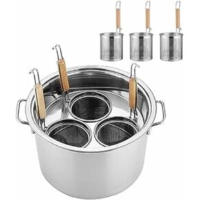 مجموعة إدراج طباخ المعكرونة مع مصفاة مقسمة لأداة الطبخ المنزلية والمطبخ والمطعم- in Kuwait