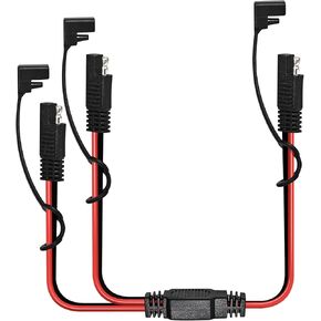 Solar Connectors for 2 Solar Panels,IP68 Waterproof Tool-Free Solar Cable Splitter, MC4 Compatible Connectors 10AWG 4 to 2 Y-Branch Parallel Adapter for Solar Cable Extension (1.65FT) in Saudi Arabia