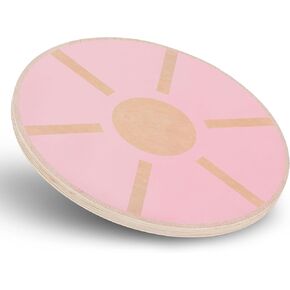 MADOG Wooden Wobble Balance Board for Adults, 15.5" Anti-Skid Sandpaper for Workout Core Trainer Physical Therapy, Home Gym Stability Board in Saudi Arabia