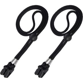 Adjustable Hat Strap with Clip, Black, Anti-Lost, Anti-Wind Design for Outdoor Activities in Kuwait