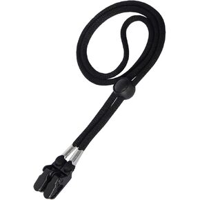 Adjustable Hat Strap with Clip, Black, Anti-Lost, Anti-Wind Design for Outdoor Activities in Saudi Arabia