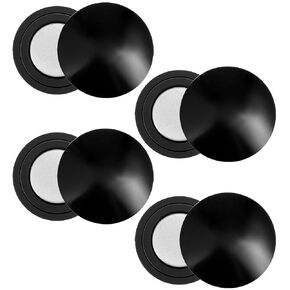 4 أزواج من مشابك مريلة السباق المغناطيسية، حامل رقم سباق الماراثون بإبزيم مغناطيسي لتثبيت مريلة السباق، معدات الجري للجري في سباق الترياتلون (أسود) in Kuwait