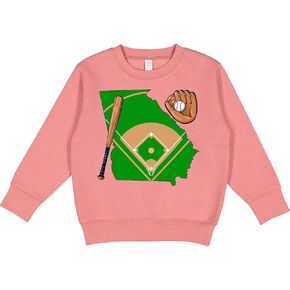سويت شيرت إنكتاستيك جورجيا للبيسبول الماسي مع مضرب وقفاز للأطفال الصغار in Kuwait