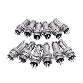 GX20 موصل ذكر أنثى معدن دائري سريع 2Pin 4Pin 8pins 12Pin 15Pin 1 قطعة (6 دبوس) in Kuwait