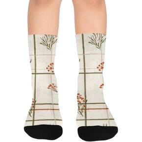 جوارب المشي لمسافات طويلة من Little Retro Art Flowers - جوارب شتوية حرارية سميكة دافئة للأطفال الصغار للأولاد والبنات للمدرسة، والارتداء اليومي والأنشطة الخارجية in Kuwait