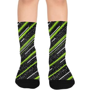 جوارب لايم سبيد فيبي للمشي لمسافات طويلة - جوارب شتوية حرارية سميكة دافئة للأطفال الصغار للأولاد والبنات للمدرسة، والارتداء اليومي والأنشطة الخارجية in Kuwait