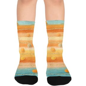 جوارب Coastal Pom Vibe للمشي لمسافات طويلة - جوارب شتوية حرارية سميكة دافئة للأطفال الصغار للأولاد والبنات للمدرسة، والارتداء اليومي والأنشطة الخارجية in Kuwait